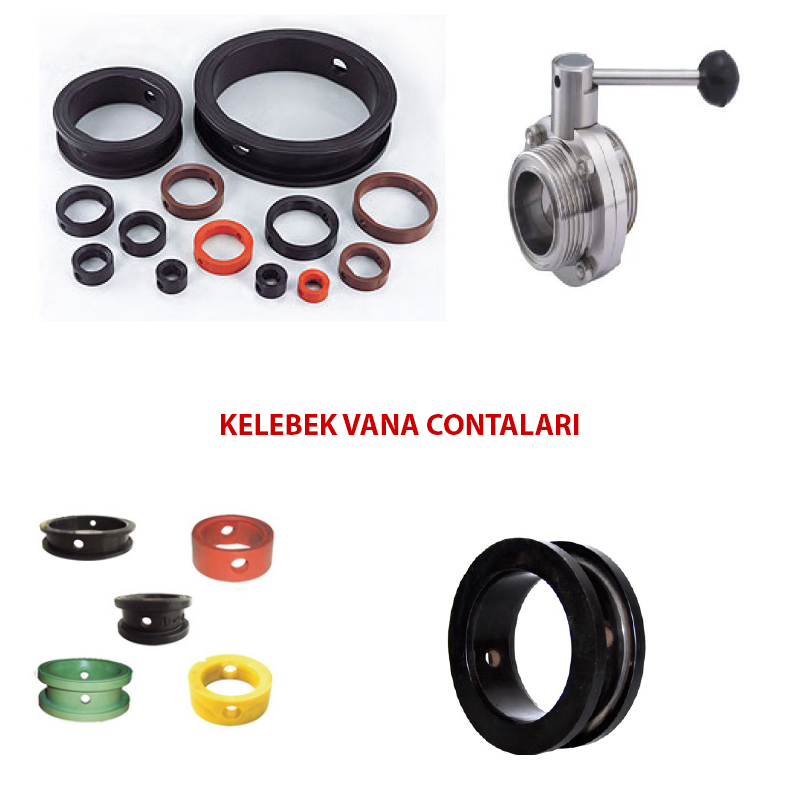 Kelebek Vana Contaları Dolum Hatları kelebek vana contası epdm slikon nitril nbr